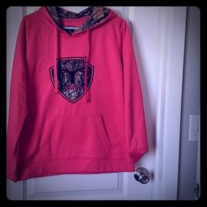 Pink real tree hoodie